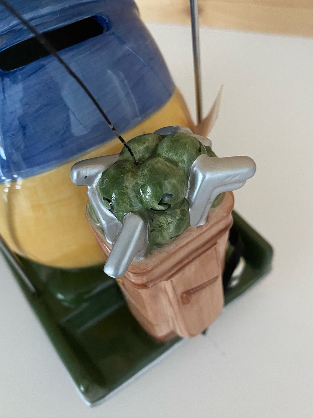 RARE Collectible Mud Pie Golf Cart Coin Piggy Bank Greens Fee Fund Golf Bank - Picture 6 of 14